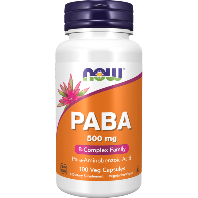 PABA 500 mg Veg Capsules-Vitamins-AlchePharma