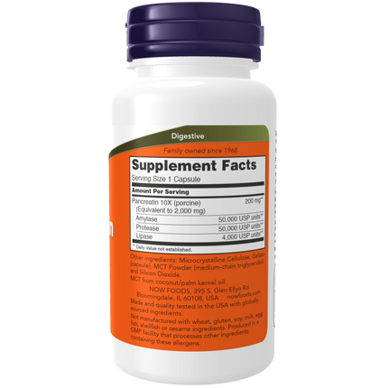 Pancreatin 2000 Capsules-Digestive Support-AlchePharma