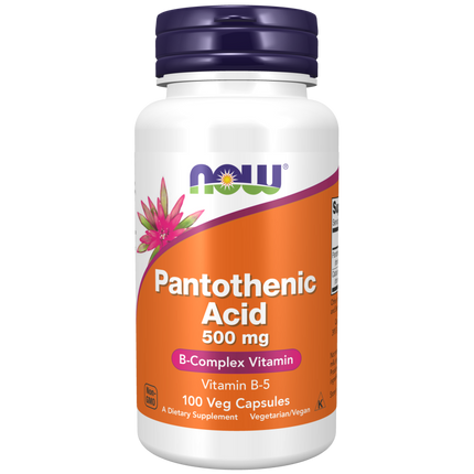 Pantothenic Acid 500 mg Veg Capsules-Vitamins-AlchePharma