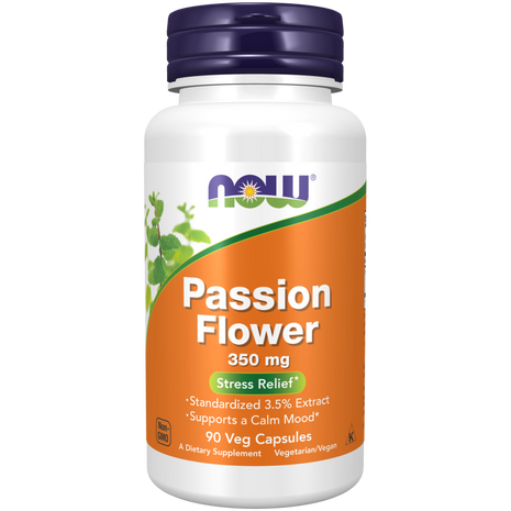 Passion Flower 350 mg Veg Capsules-Herbs-AlchePharma