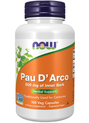 Pau D'Arco 500 mg Veg Capsules-Herbs-AlchePharma