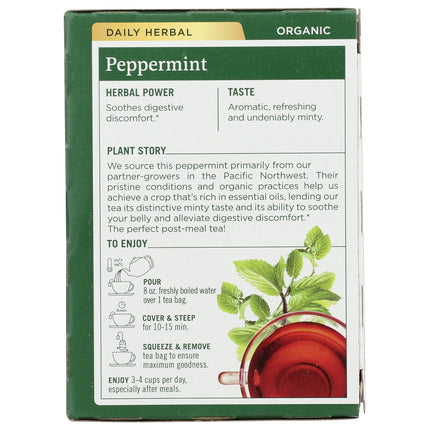 Peppermint Tea, Organic-Herbal Teas-AlchePharma