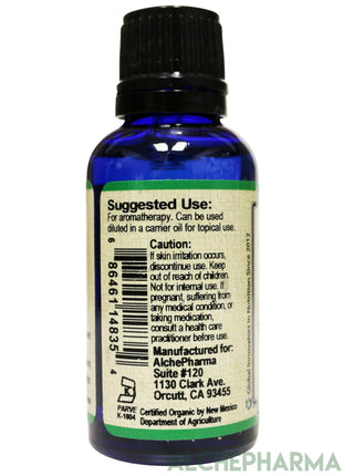 Peppermint U.S.D.A. Certified Organic Essential Oil 100% Pure ( Mentha Pipertia) 1 oz.-Essential Oil-AlchePharma