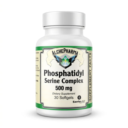 Phosphatidyl Serine Complex 500mg. SerinAID® PS (clinically studied complete complex)-Memory-AlchePharma