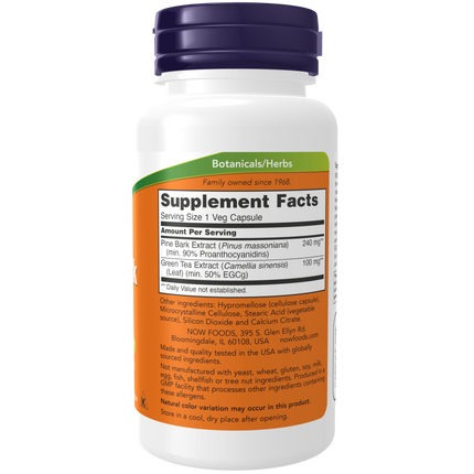 Pine Bark Extract 240 mg Veg Capsules-Antioxidants-AlchePharma