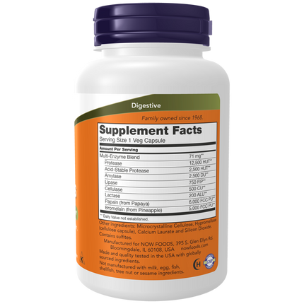 Plant Enzymes Veg Capsules-Digestive Support-AlchePharma