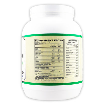 Plant Protein ( Premium Blend ) - No Soy, Hypoallergenic, No Grit ( Featuring Omega 3 Rich Sacha Inchi and Chia )-AlchePharma