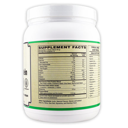 Plant Protein ( Premium Blend ) - No Soy, Hypoallergenic, No Grit ( Featuring Omega 3 Rich Sacha Inchi and Chia )-AlchePharma