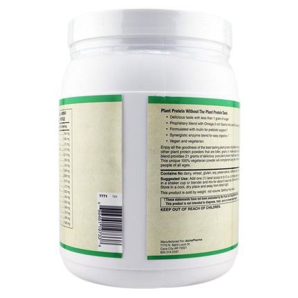 Plant Protein ( Premium Blend ) - No Soy, Hypoallergenic, No Grit ( Featuring Omega 3 Rich Sacha Inchi and Chia )-AlchePharma