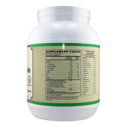 Plant Protein ( Premium Blend ) - No Soy, Hypoallergenic, No Grit ( Featuring Omega 3 Rich Sacha Inchi and Chia )-AlchePharma