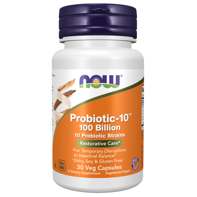 Probiotic-10™ 100 Billion Veg Capsules-Digestive Support-AlchePharma