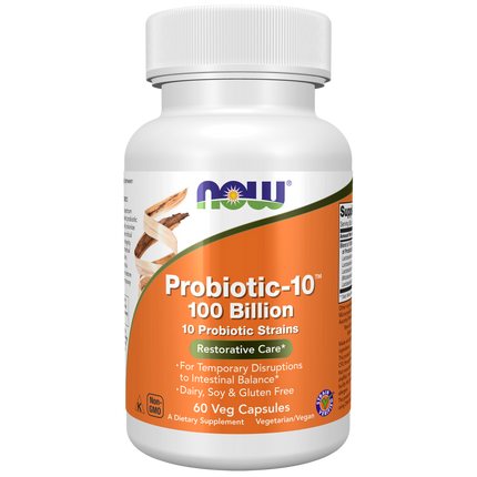 Probiotic-10™ 100 Billion Veg Capsules-Digestive Support-AlchePharma