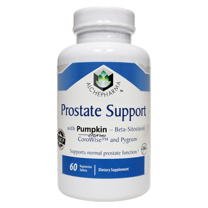 Prostate Support - High Impact Formula (EFLA®Hyper Pure / CoroWise™ Plant Sterols) 60 Tabs, 1 month supply-Prostate-AlchePharma