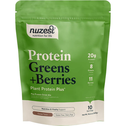 Protein Greens + Berries 10.6 Oz/10 Servings (2 Flavors)-Protein Powders-AlchePharma