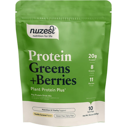 Protein Greens + Berries 10.6 Oz/10 Servings (2 Flavors)-Protein Powders-AlchePharma