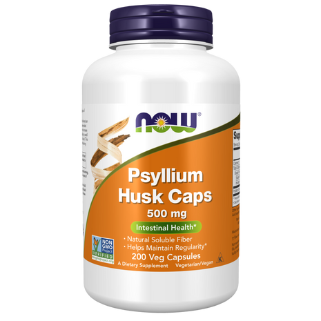 Psyllium Husk 500mg 200 VCAPS-Fiber Supplements/Muciloids-AlchePharma