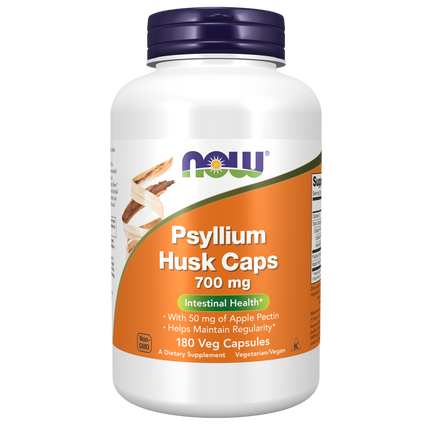 Psyllium Husk 700 mg Veg Capsules-Fiber Supplements/Muciloids-AlchePharma