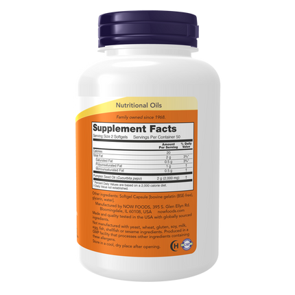Pumpkin Seed Oil 1000 mg Softgels-Nutritional Oils-AlchePharma