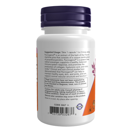 Pycnogenol® 100 mg Veg Capsules-Antioxidants-AlchePharma