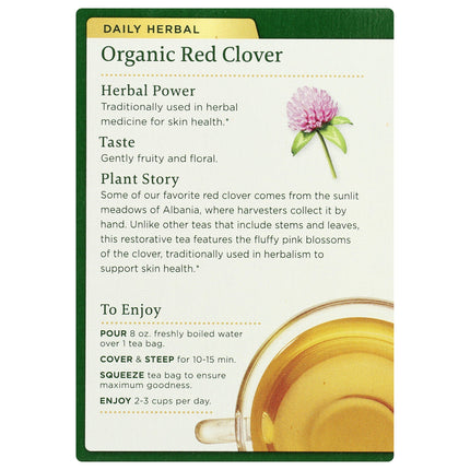 Red Clover Tea, Organic-AlchePharma