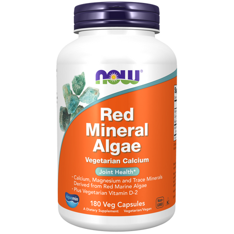 Red Mineral Algae Veg Capsules-Minerals-AlchePharma