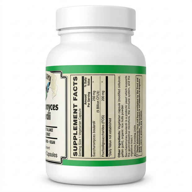 Saccharomyces Boulardii - Non-GMO Project Verified - Dairy Free-Probiotic-AlchePharma