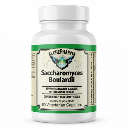Saccharomyces Boulardii - Non-GMO Project Verified - Dairy Free-Probiotic-AlchePharma