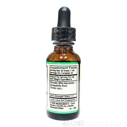 Sarsaparilla Root Liquid Extract HSR 1:3 PARVE K-1604-Herb Tincture-AlchePharma