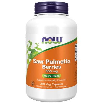 Saw Palmetto Berries 550 mg Veg Capsules-Herbs-AlchePharma