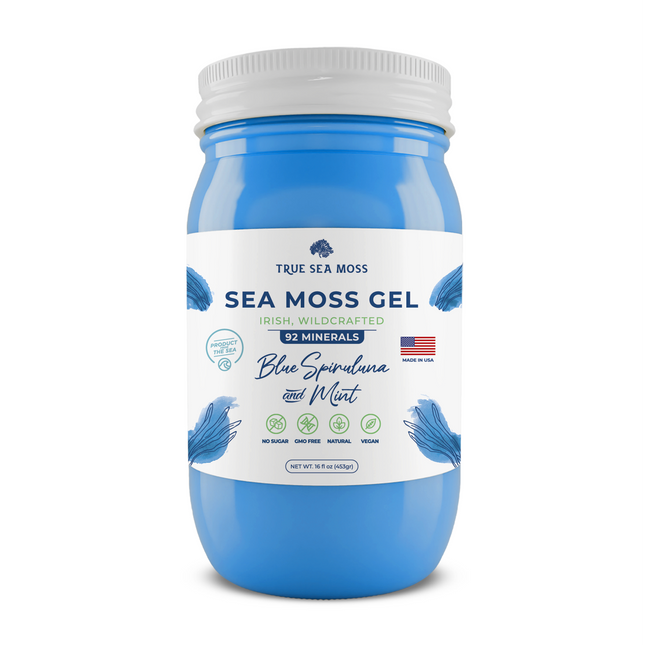 BLUE SPIRULINA SEA MOSS GEL: 1 Pack-AlchePharma