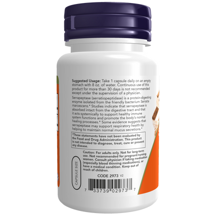 Serrapeptase Veg Capsules-Digestive Support-AlchePharma