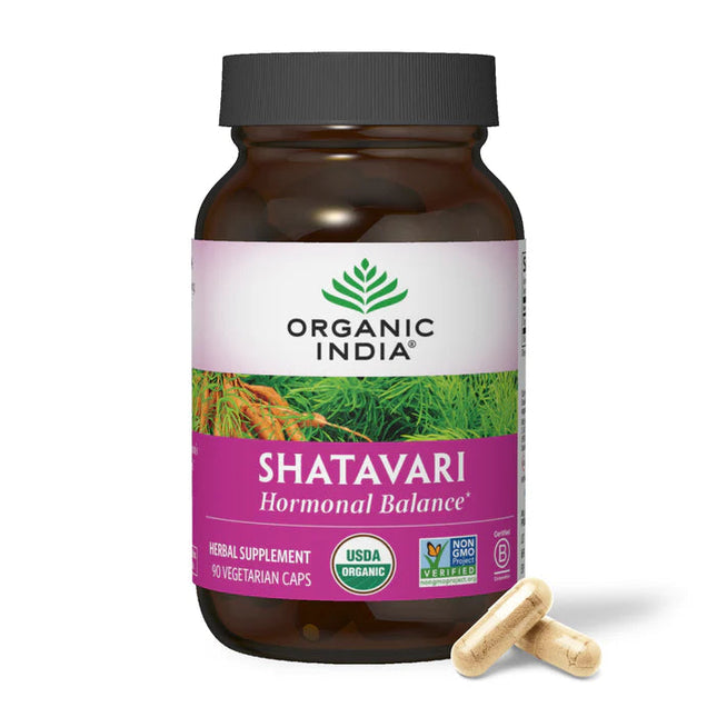 Shatavari 90 Caps for Hormonal Balance (Organic)-Women's Health-AlchePharma