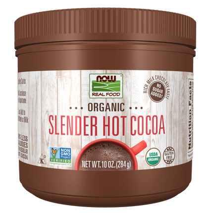 Slender Hot Cocoa, Organic (No Sugar Added)-Natural Foods-AlchePharma