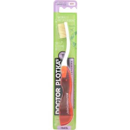 Soft Folding Toothbrush - Adults (Naturally Antimicrobial Brushing Bristles)-Toothbrush-AlchePharma