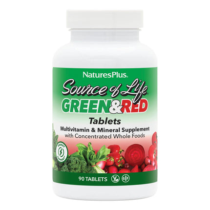 Source of Life Green & Red Multivitamin & Mineral + Whole Foods-Multiple Vitamins and Minerals-AlchePharma