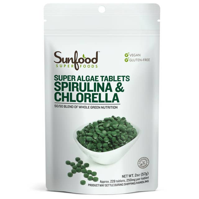 Spirulina/Chlorella Tablets: 4oz-AlchePharma