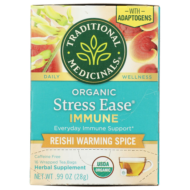 Stress Ease Immune Tea - Reishi Warming Spice, Organic-Herbal Teas-AlchePharma