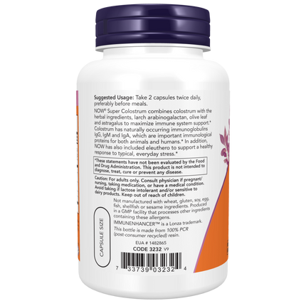 Super Colostrum 500 mg Veg Capsules-Immune System Enhancers-AlchePharma