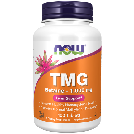 TMG Betaine 1,000 mg Tablets-Vitamins-AlchePharma