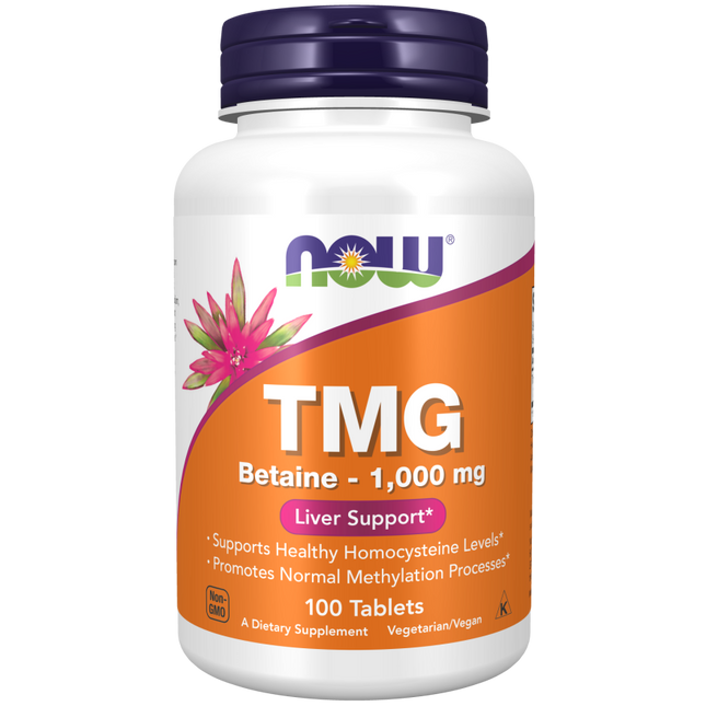 TMG Betaine 1,000 mg Tablets-Vitamins-AlchePharma