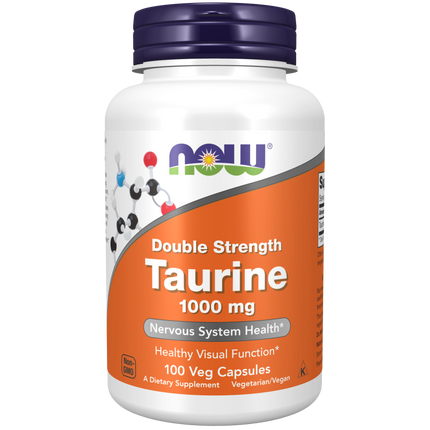 Taurine, Double Strength 1000 mg Veg Capsules-Amino Acids-AlchePharma