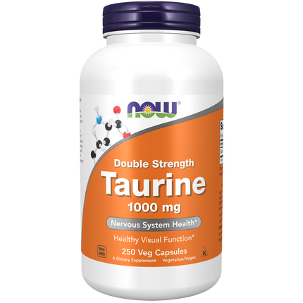 Taurine, Double Strength 1000 mg Veg Capsules-Amino Acids-AlchePharma