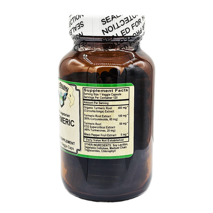Turmeric Liquid Veggie Capsules (Full Spectrum with Black Pepper - 100% Vegetarian)-Herbs-AlchePharma