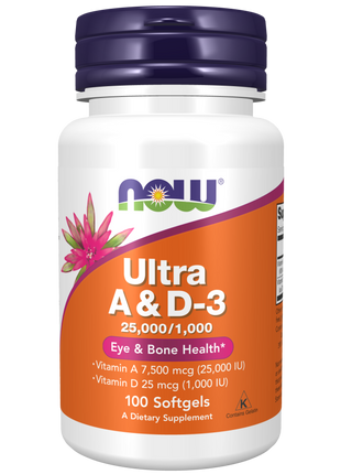 Ultra A & D-3 25,000/1,000 Softgels-Vitamins-AlchePharma