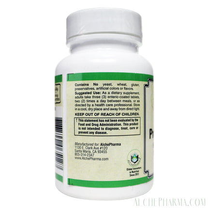 Ultra Proteo-Zimes™ - (USP) Highest commercial concentrations available of: Chymotrypsin, Trypsin, Pancreatin, Papain and Bromelain-enzymes-AlchePharma