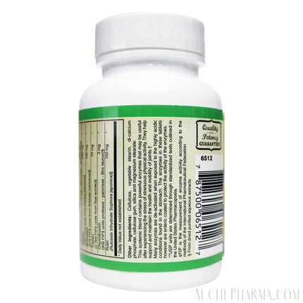Ultra Proteo-Zimes™ - (USP) Highest commercial concentrations available of: Chymotrypsin, Trypsin, Pancreatin, Papain and Bromelain-enzymes-AlchePharma