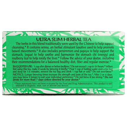 Ultra Slim Tea 20 Tea Bags-Herbal Teas-AlchePharma