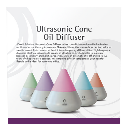 Ultrasonic Cone Essential Oil Diffuser (Color Changing)-Aromatherapy-AlchePharma