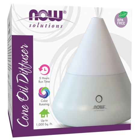 Ultrasonic Cone Essential Oil Diffuser (Color Changing)-Aromatherapy-AlchePharma