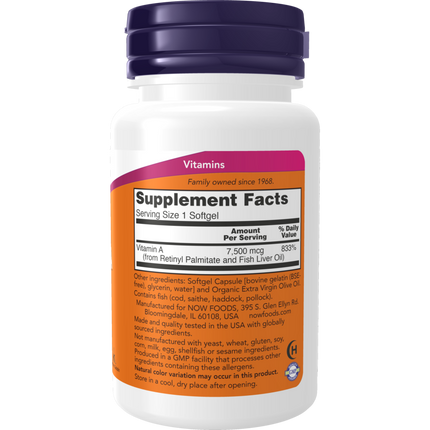 Vitamin A 25,000 Softgels-Vitamins-AlchePharma